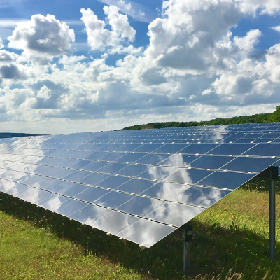 What are the main contents detected in photovoltaic power plants?